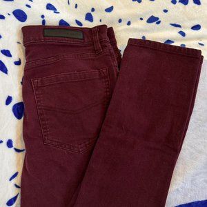 Burgundy Pants, Skinny with Stretch (30x30) - Ike by Ike Behar